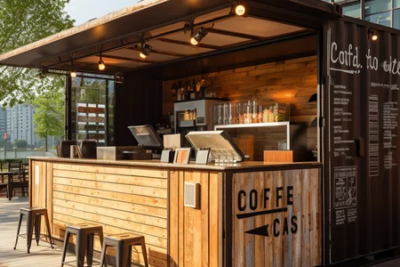 container cafe